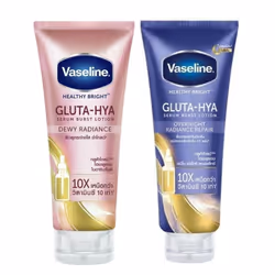 Gluta-Hya Dewy Radiance and Overnight Radiance Repair Serum Burst Body Lotion, 300ml, Pack of 2