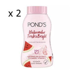 2 x PONDS WATERMELON FACE POWDER 50g Oil Spot Blemish Control