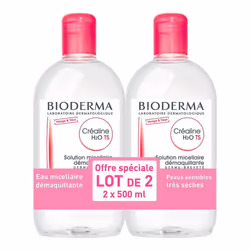 Bioderma Crealine TS H2O Micelle Solution 2 x 500ml
