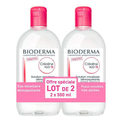 Bioderma Crealine TS H2O Micelle Solution 2 x 500ml