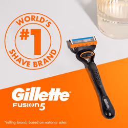 Gillette Fusion5 Razor Blades Men, Pack of 11 Razor Blade Refills with Precision Trimmer, 5 Anti-Friction Razor Blades
