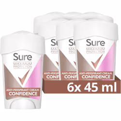 Sure Women Maximum Protection Anti-Perspirant Cream Deodorant Stick with 3x stronger* sweat protection for 96 hour sweat and ...