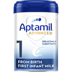 Aptamil Advanced 1 First Infant Baby Milk Powder Formula, from Birth, 800g (Pack of 4)