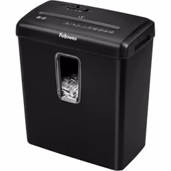 Fellowes Paper Shredder for Home Use - 6 Sheet Cross Cut Paper Shredder for Home and Personal Use - Home Shredder with 15 Lit ...