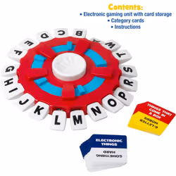 IDEAL | Think Words: The quick thinking, letter pressing game! Family Games For 2-8 Players  Ages 8+