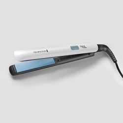 Remington Shine Therapy Hair Straightener with Advanced Ceramic coating infused with Moroccan Argan Oil for sleek & smooth glide 9 settings