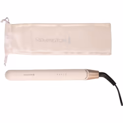 Remington Shea Soft Hair Straightener 110mm floating coated plates releases Micro-Conditioners to promote hairs natural shine Digital control