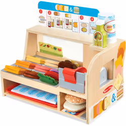 Melissa & Doug Sandwich Toy Shop - Wooden Play Food Sets for Children Kitchen Toys for Girls or Boys 3+ - Wooden Food Toys &  ...