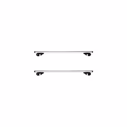Amazon Basics 142,2Ã cm Roof Rack Cross Bars, Fits 106.7 to 126Ã cm Width of 2 Raised Rails with Gap to Car Roof, 2-pieces