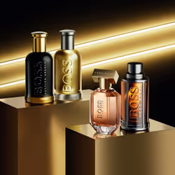 BOSS Mens 2 Piece BOSS Bottled Festive Giftset including an Eau de Toilette 50ml and Mens Spray Deodorant 150ml