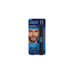 Just For Men 1-Day Beard and Brow Colour Brush, For Instant 1-Step Grey Coverage, Brush-In, Wash-Out, For A Thicker Well-Defi ...