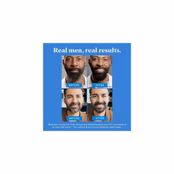 Just For Men 1-Day Beard and Brow Colour Brush, For Instant 1-Step Grey Coverage, Brush-In, Wash-Out, For A Thicker Well-Defined Look, Dark Brown