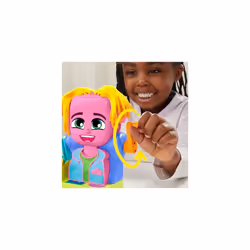 Play-Doh Hair Stylin' Salon Playset with 6 Cans, Pretend Play Toys for Girls and Boys Ages 3 and Up