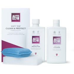 Autoglym Convertible Soft Top Clean & Protect Complete Kit Convertible Roof Cleaner, Protector and Waterproofer -