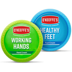 O'Keeffe's Working Hands 96g & Healthy Feet 91g (Twin Pack)
