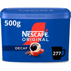 NESCAFÃ Original Decaf Instant Coffee 500g Tin