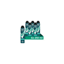 Sure Men Nonstop Protection Sensitive Anti-Perspirant Aerosol Deodorant Spray w/ Body Heat Activated for 72 hour sweat & odour protection 6x 250 ml