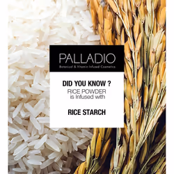 Palladio Rice Powder with Puff Number RPO3, Natural 17 g