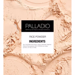 Palladio Rice Powder with Puff Number RPO3, Natural 17 g