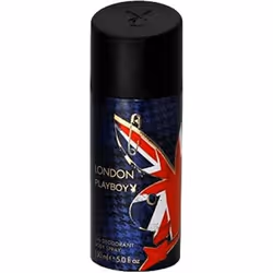 Playboy London Deodorant Spray for Men 5 Ounce