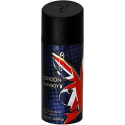 Playboy London Deodorant Spray for Men  5 Ounce