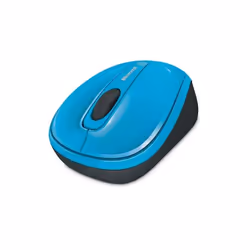 Microsoft Wireless Mobile Mouse 3500, Ambidextrous, BlueTrack, RF Wireless, Blue
