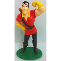 Disney Beauty and the Beast, 3 Gaston Figure Doll Toy, Cake Topper