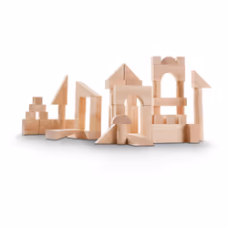 PlanToys 50 Unit Blocks, 50 pc(s), Wood