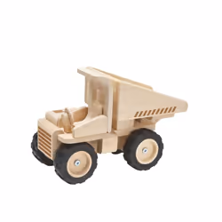 PlanToys Dump Truck, Truck, 3 yr(s), Wood, Black, Wood