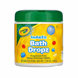 Crayola, Color, Bath Dropz, 60 Tablets