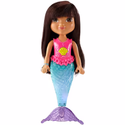 Fisher-Price CDR85 Dora and Friends Sparkle and Swim Mermaid Dora Doll
