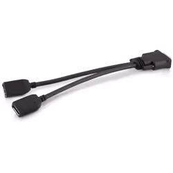 HP DMS-59 to Dual DisplayPort Kit, DMS, 2 x DisplayPort, Male, Female, Black, Male/Female