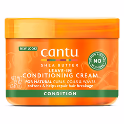 Cantu Shea Butter for Natural Hair Leave in Conditioning Cream 12 oz