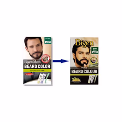 Hoyu Co. Bigen Men's Beard Colour, Brown Black B102