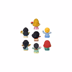 Fisher-Price Little People Disney Princess Toys, Set of 7 Character Figures for Toddler and Preschool Pretend Play, HJW75