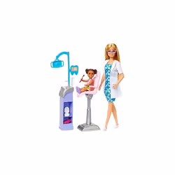 Barbie Careers Dentist Doll & Playset with Accessories, HKT69