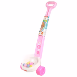 Fisher-Price Brilliant Basics Corn Popper Pink Baby Toddler Toy Push