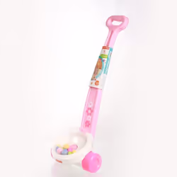 Fisher-Price Brilliant Basics Corn Popper Pink Baby Toddler Toy Push