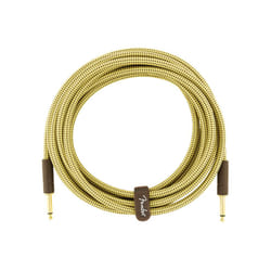 Fender Deluxe Series 15 foot Instrument Cable, Tweed