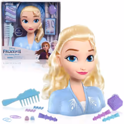 JP Disney Styling Frozen 2 Elsa Styling Head Dolls Playset Multicolour