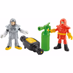 Imaginext 2 Pack Figurine Figure Set City Airport Emergency Vehicles