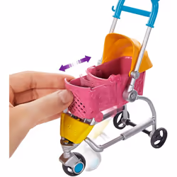Barbie Stroll n Play Pups Doll And Accessories