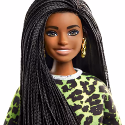 Barbie Fashionistas Doll with Animal-Print Top
