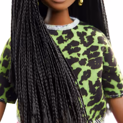 Barbie Fashionistas Doll with Animal-Print Top
