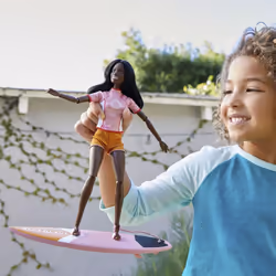 BarbieÂ® Olympic Games Tokyo 2020 Surfer Doll with Accessories