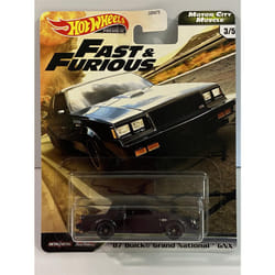 Fast and Furious 1987 Buick Grand National GNX Real Riders Hot Wheels GJR71 Motor City Muscle