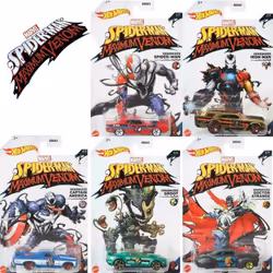 Mattel Hot Wheels Spiderman Maximum Venom 5 Character Cars - Full Set