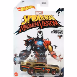 Mattel Hot Wheels Spiderman Maximum Venom 5 Character Cars - Full Set