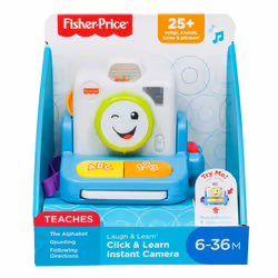 Fisher Price Click Laugh Learn Instant Camera Interactive Kids Toy Educational