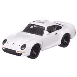 Vehicle Porsche 959 8 X 3 X 2,5 Cm Die-Cast White